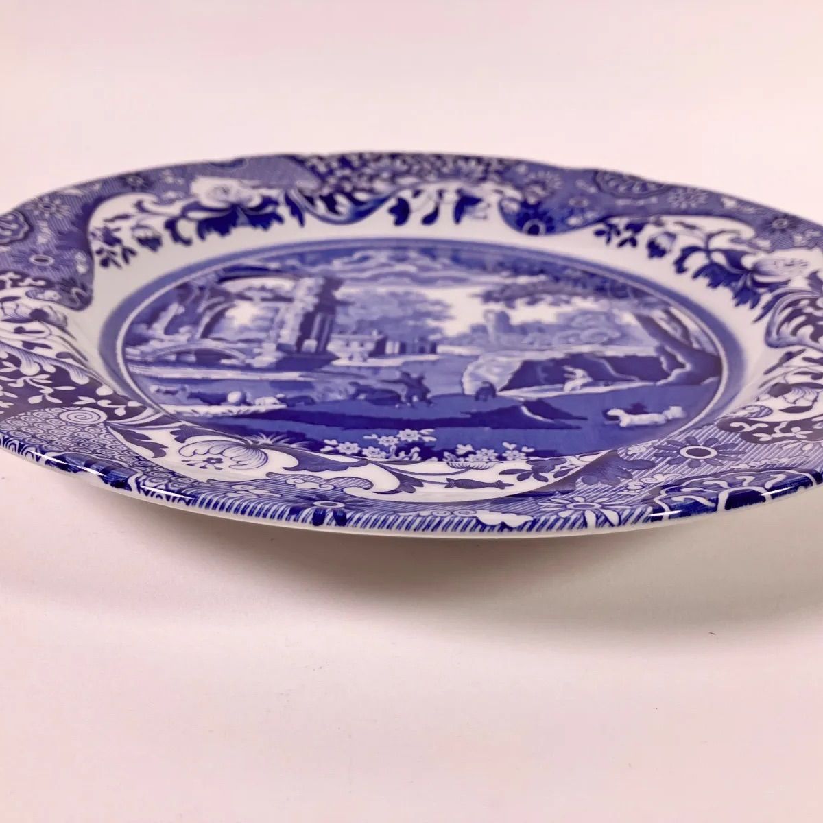 スポード ブルーイタリアン27cmプレート