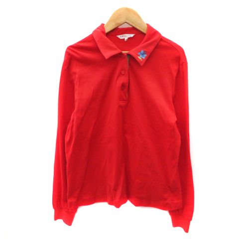 LEONARD SPORT 長袖ポロシャツ 38 LEONARD #apc レオナールスポーツ SPORT ポロシャツ L 緑 長袖