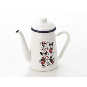 3営業日で発送 Disney ディズニー ミッキー＆ミニー SH ホーローカフェポット MMJ-05 Enamel Tabel wear MMJ-05
