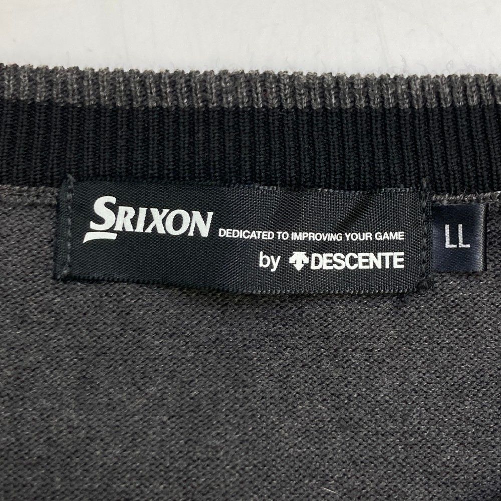 サイズ：LL SRIXON スリクソン by DESCENTE ウール混 ニット