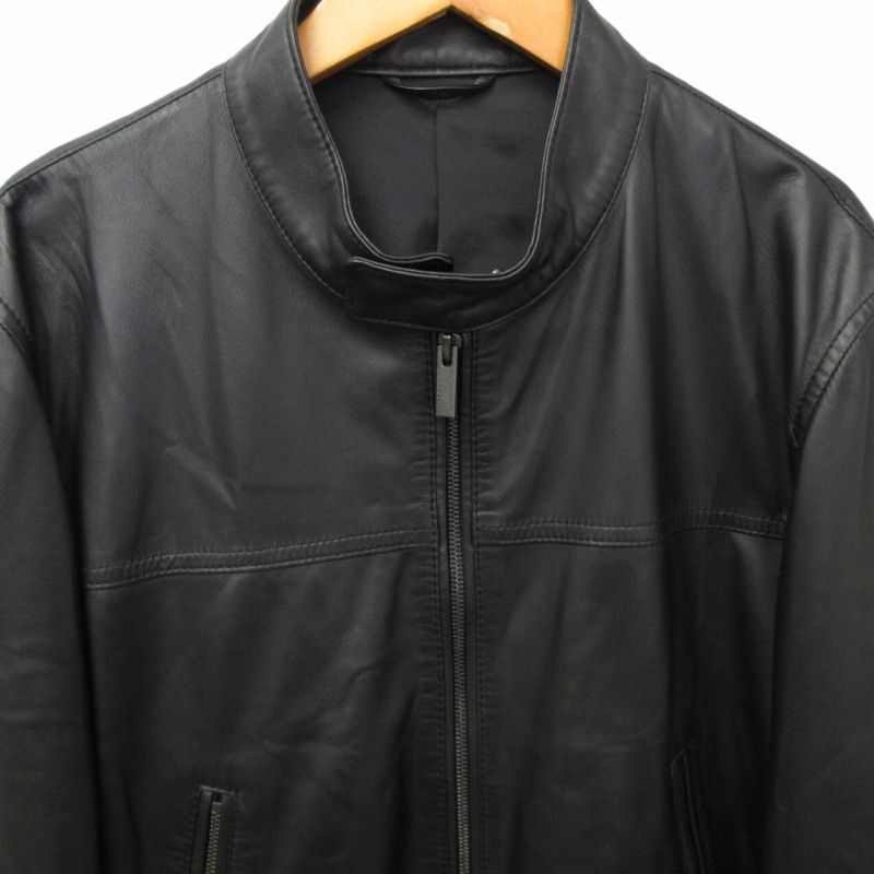 ジョセフオム JOSEPH HOMME 近年 美品 ラムレザー シングルライダース