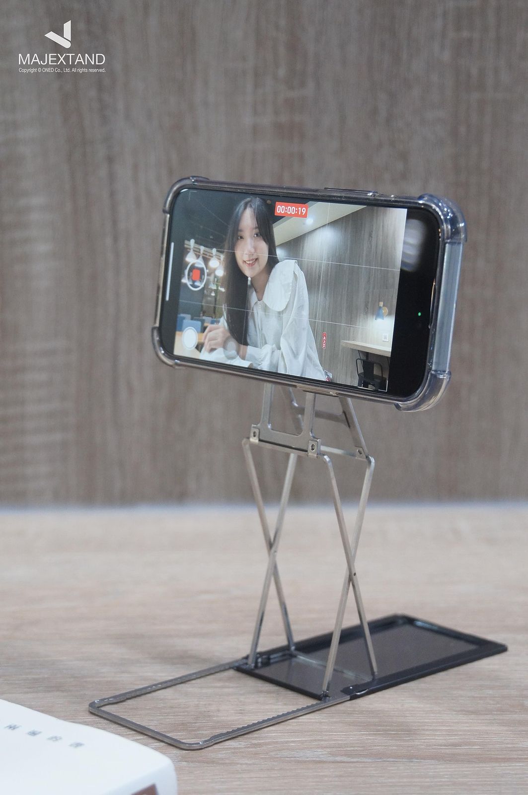 MAJEXTAND 携帯電話とタブレットスタンド 30段階の高さと角度 横向きと