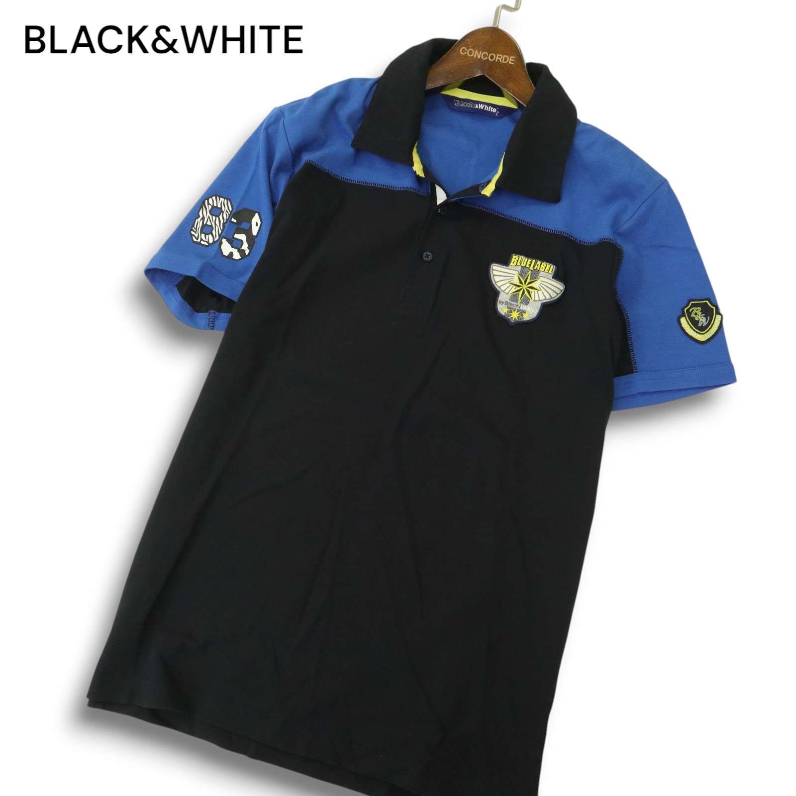 美品】 BLACK&WHITE GOLF ブラック&ホワイト ゴルフ ウェア