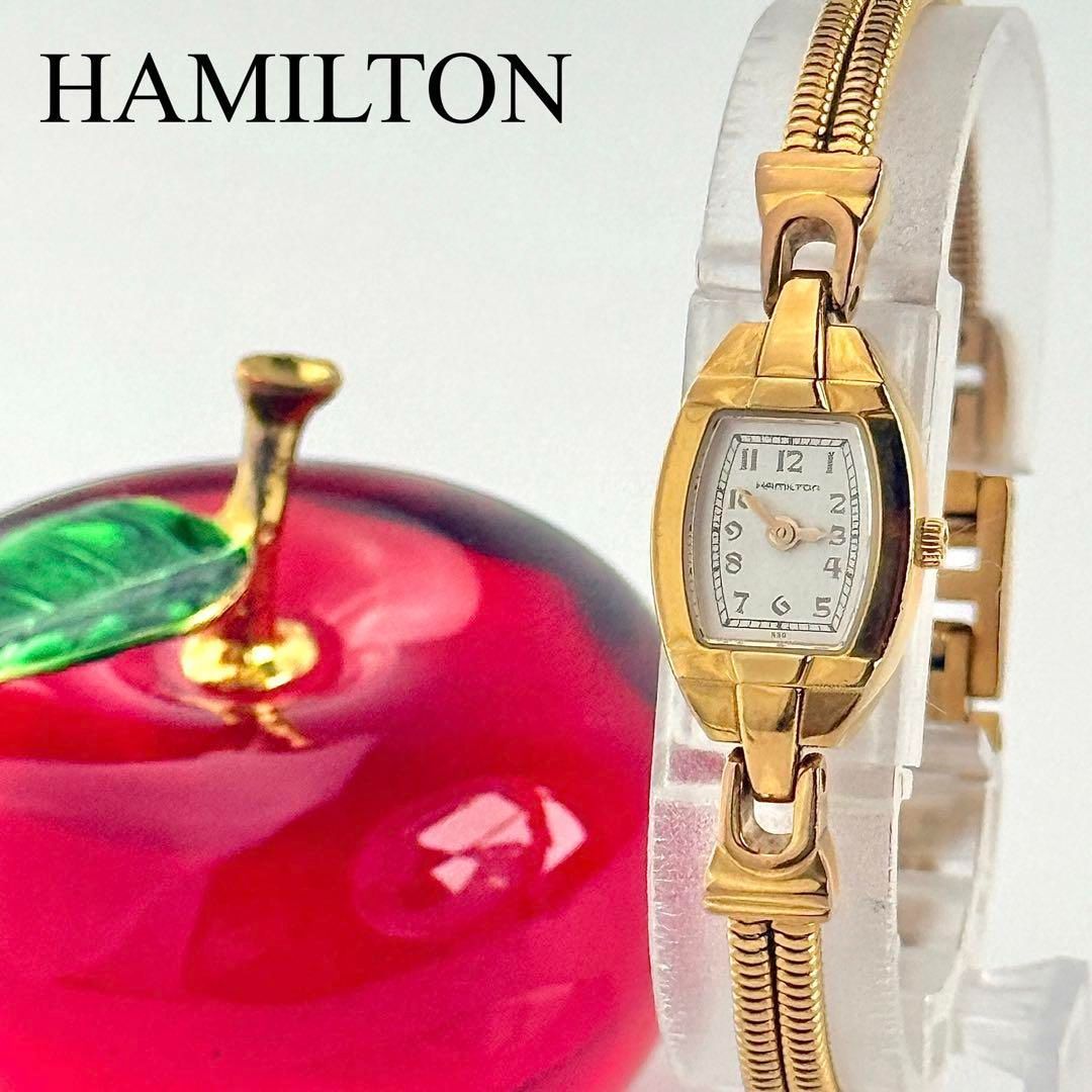ハミルトン ゴールド H311410 ミニサイズ 電池 レディース 腕時計 025
