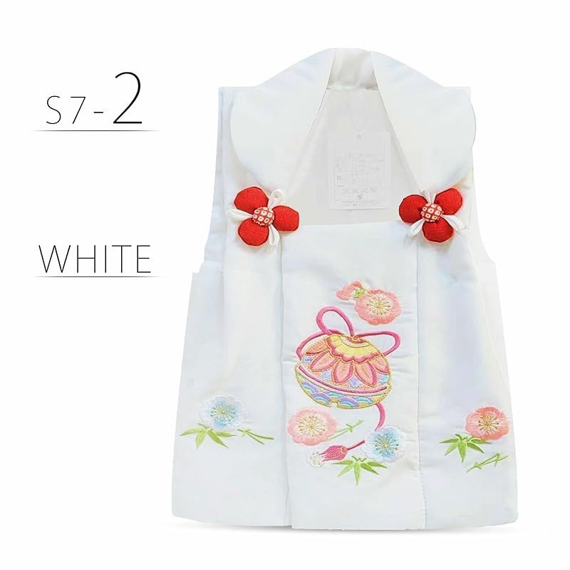 NISHIORI 被布コート 3歳 女の子 単品 花ひめ 豪華な刺繍 七五三 WHITE 1 SKLAD-KIRPICHA_RU