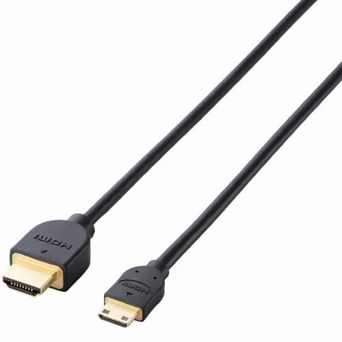 エレコム 3重シールド イーサネット対応ハイスピードHDMI-Miniケーブル(A-C) 1.0m DH-HD14EM10BK （1点）