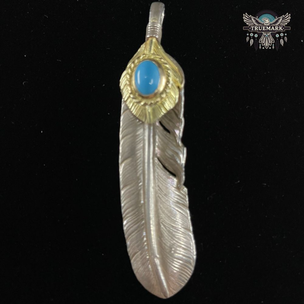 ゴローズ プレーン特大フェザー オールド 酸化 雰囲気抜群 鹿紐