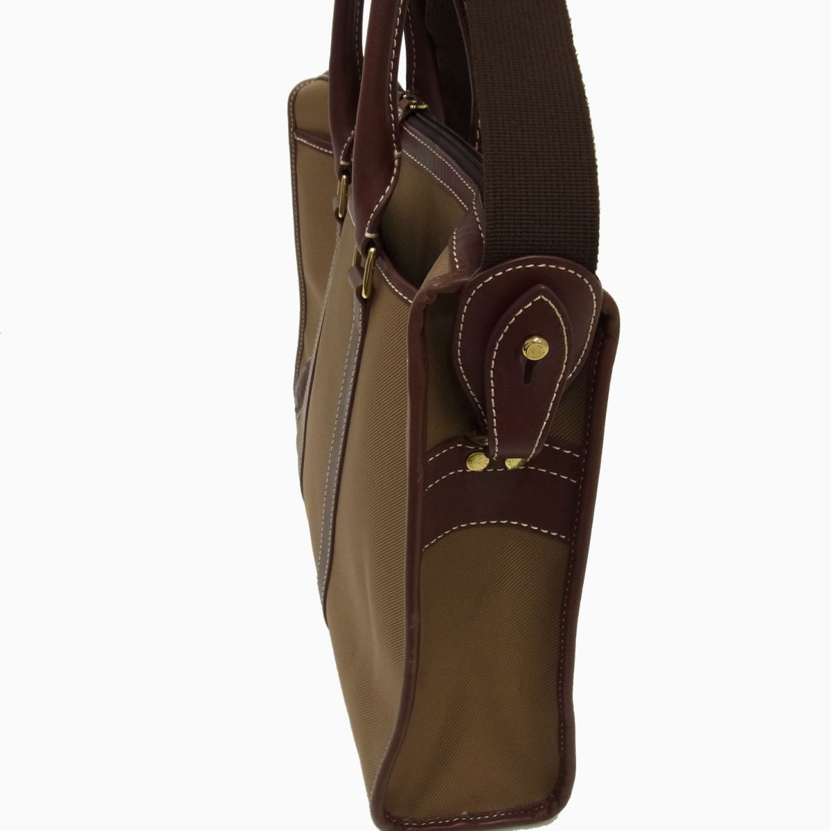 ハンティングワールド】ビジネスバッグ オールレザー ダークブラウン