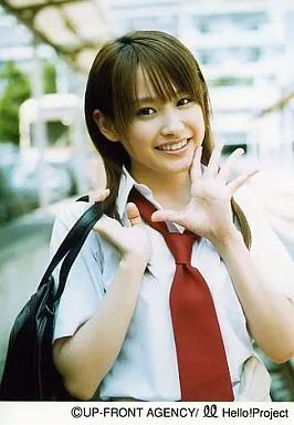 モーニング娘 高橋愛 生写真 ハロプロ 中古】生写真(ハロプロ) モーニング娘/高橋愛/上半身・左手パー・赤