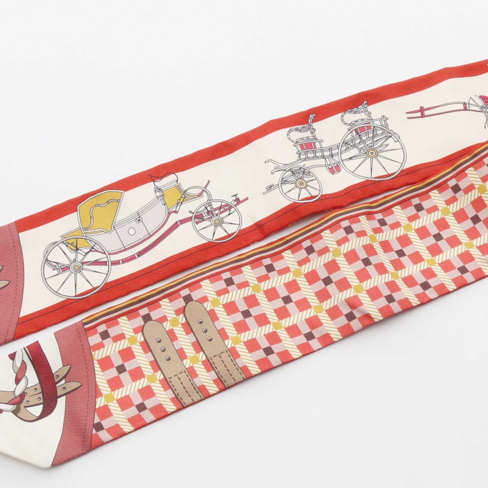 HERMES エルメス ツイリー Les Voitures Nouvelles スカーフ