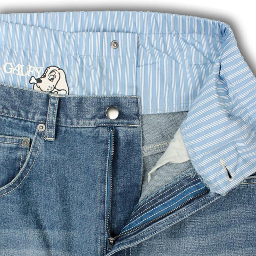 【GALFY/ガルフィー】 1chance(わんちゃん)パンチラデニム 新品M黒 GALFY(ガルフィー) 1Chance!（わんちゃん）パンチラデニム