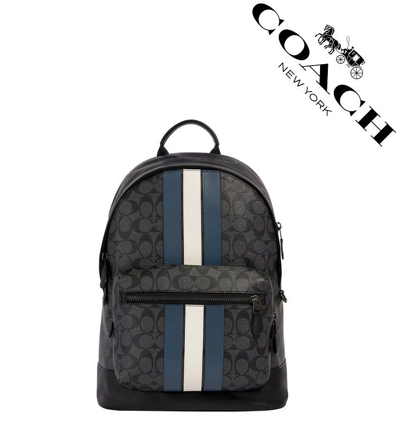 COACHバッグ】COACH コーチバッグ バックパック 3001 QBOH0 リュックサック シグネチャー A4対応 大きいサイズ 大きい バック  パック ショルダーバッグ メンズ リュック アウトレット品 新品未使用 - メルカリ