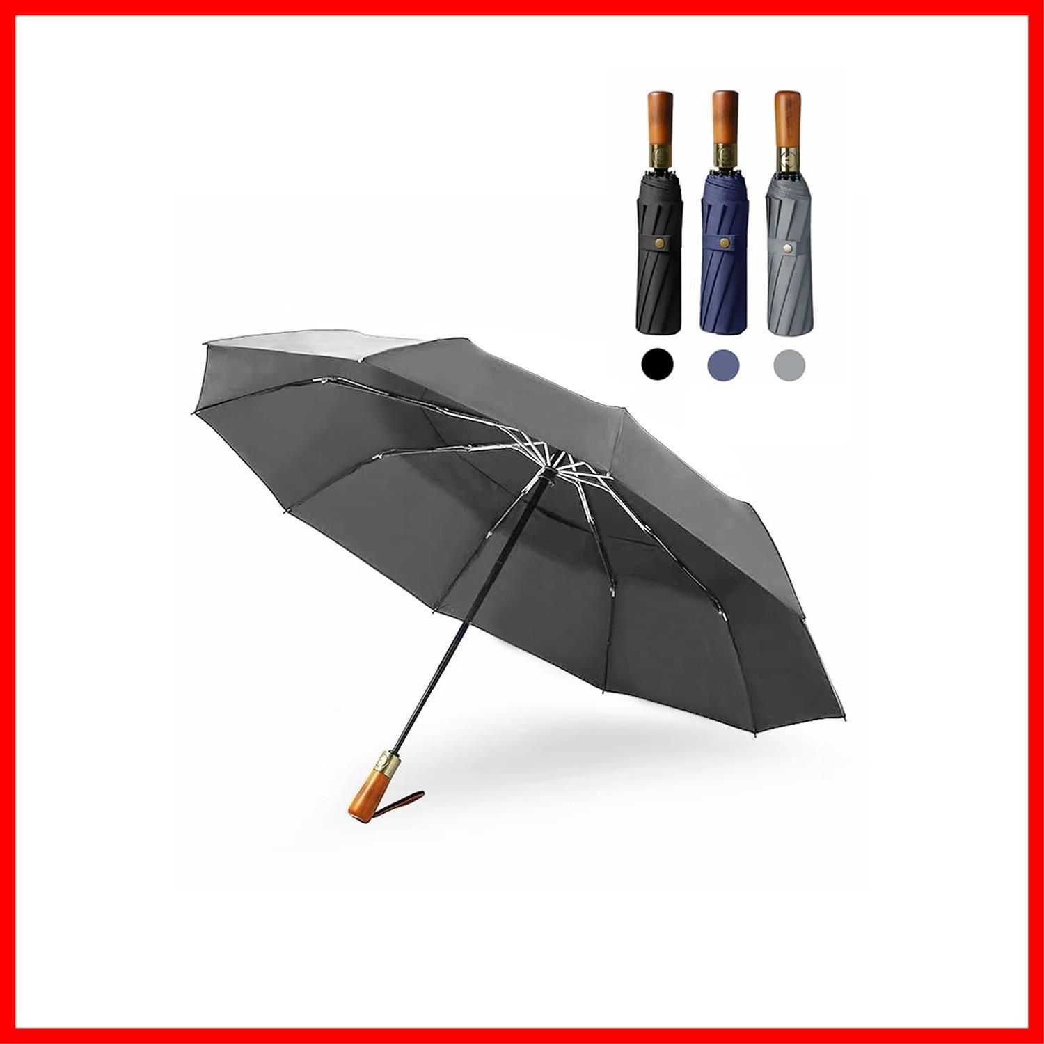 未使用新品】COKAGE+ 木手元 50cm 3段折りたたみ傘 パウダーブルー