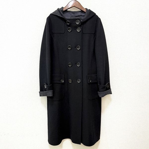 ブランベール　blancvert 試着のみ新品未使用フード付ロングコート ブランベール blancvert 試着のみ新品未使用フード付ロング