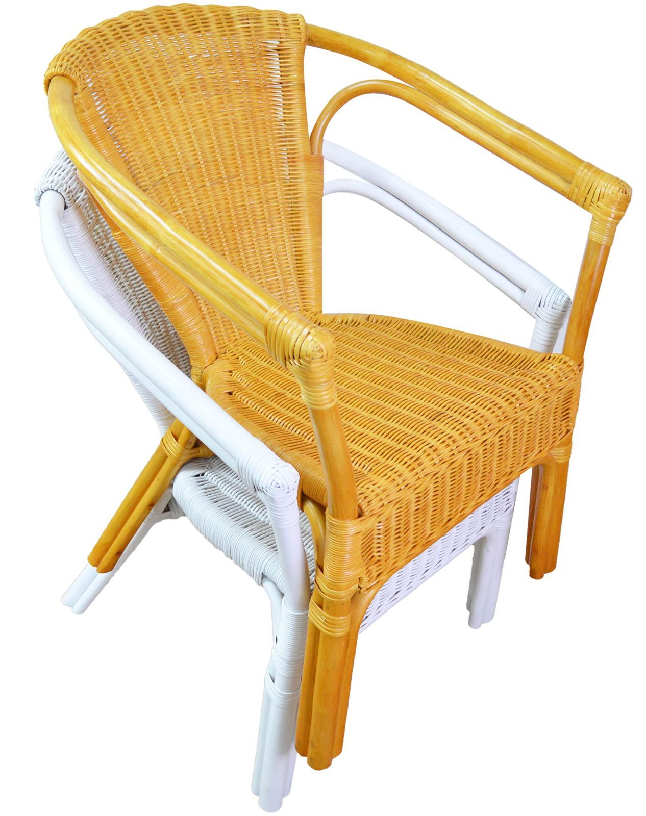 【在庫処分】1脚 完成品 自然木 天然 60x60x75cm ナチュラル チェア ウィッカー 籐 大竹ラタン 大竹産業