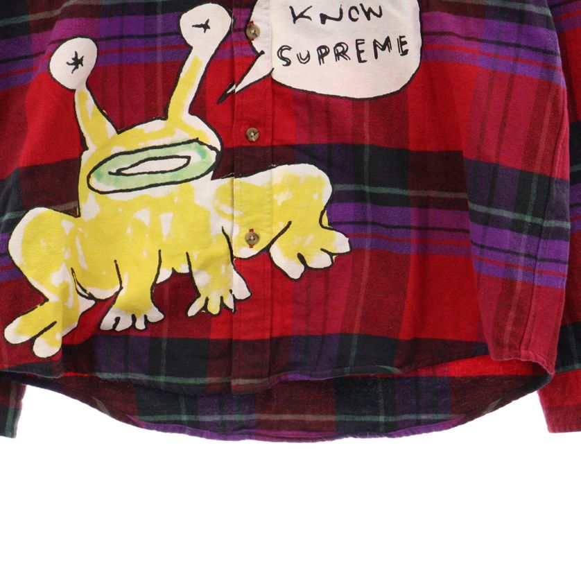 SUPREME (シュプリーム) 20SS ×Daniel Johnston Plaid Shirt ダニエル
