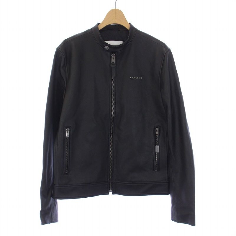 コーチ COACH タグ付き レザー レーサー シングル ライダース 
