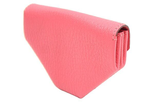 エルメス コインケース ル ヴァンキャトル ピンク 中古 美品 HERMES