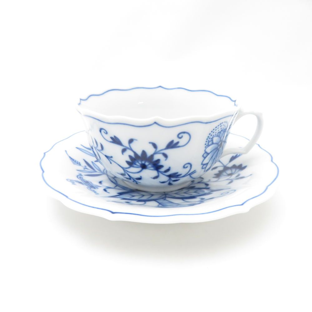 ♥ MEISSEN マイセン ブルーオニオン ティーカップ＆ソーサー SM4700U2