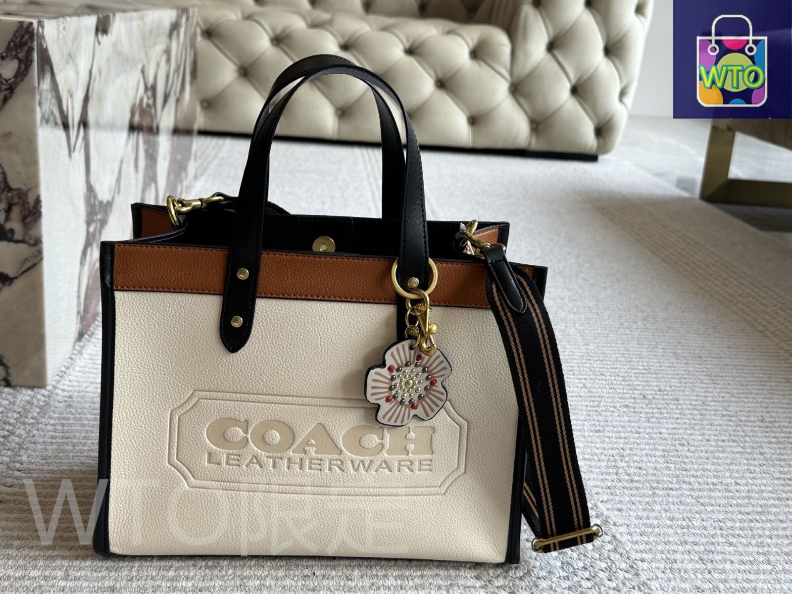 今日特価】Coach コーチ ショッピングバッグ 高級感が強い