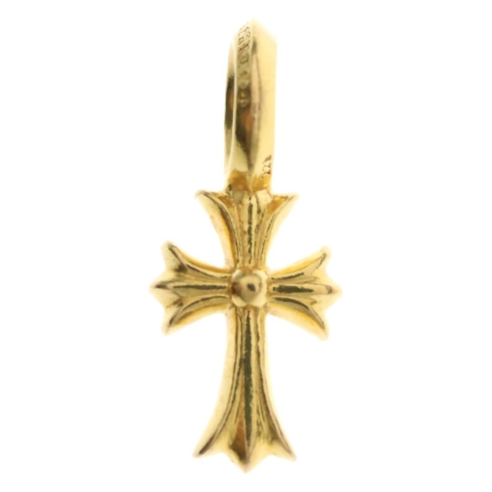 CHROME HEARTS クロムハーツ 22K STACK CH CROSS V2 CHクロススタックチャーム ペンダントトップ ゴールド BCA050