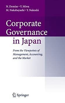 【】 Corporate Governance in Japan