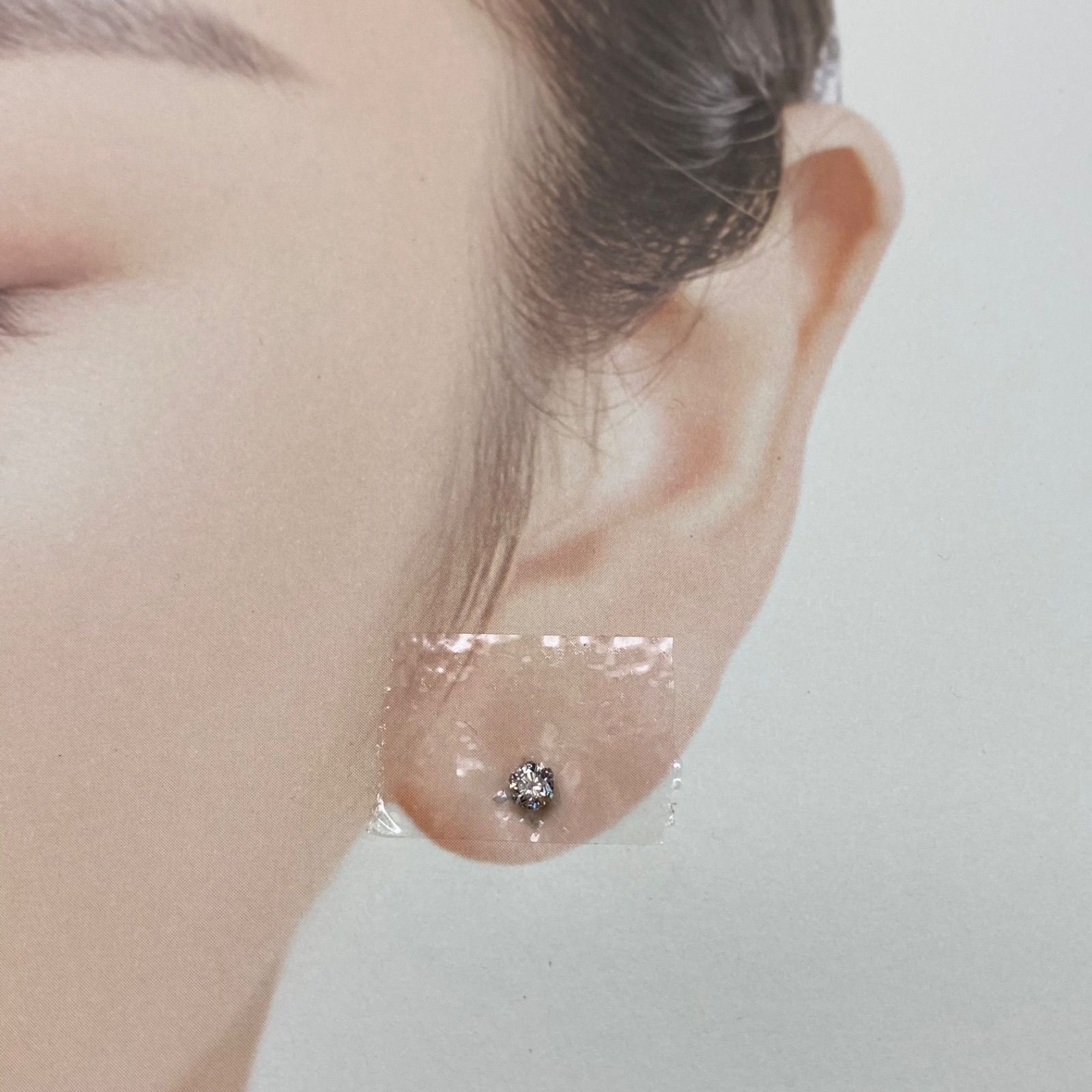 pt900 プラチナ 天然ダイヤモンド 0.2ct ピアス - メルカリ