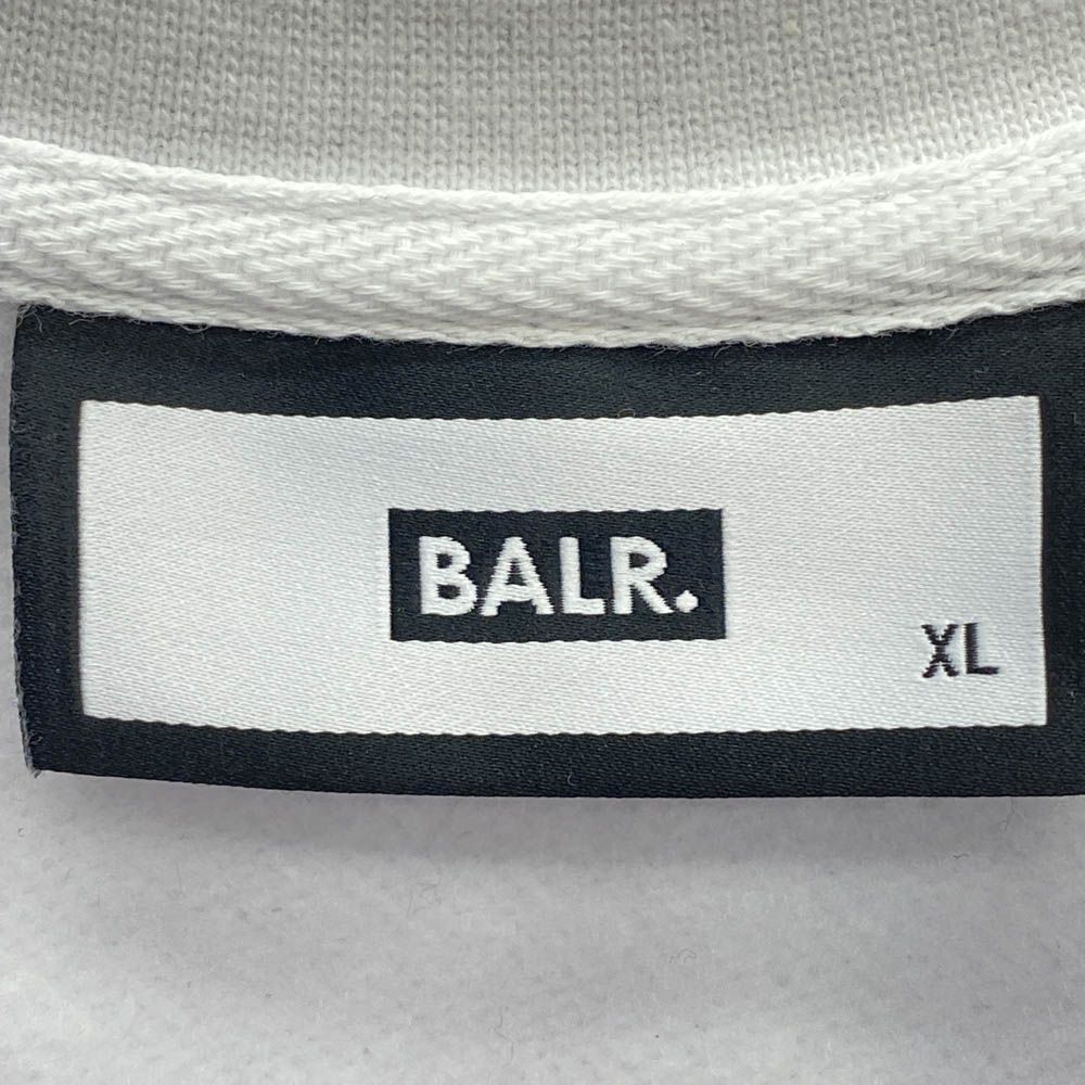 正規品❗️美品❗️BALR. ❗️ホワイト スウェット トレーナー❗️サイズL❗️裏起毛❗️ ボーラー BALR. ロゴプリント スウェット トレーナー ホワイト系