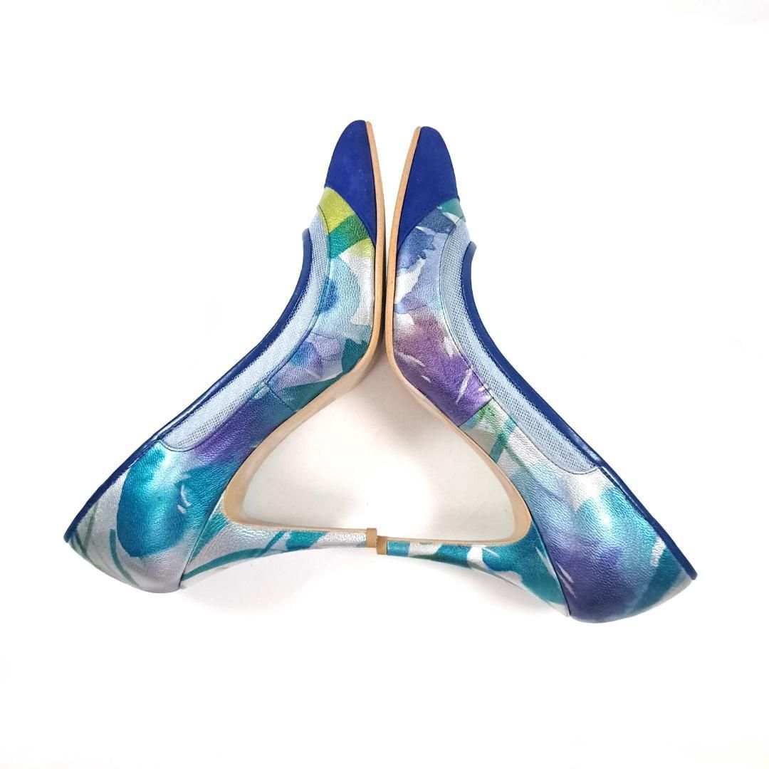 DIANA パンプス アート シースルー ポインテッドトゥ 24.5cm