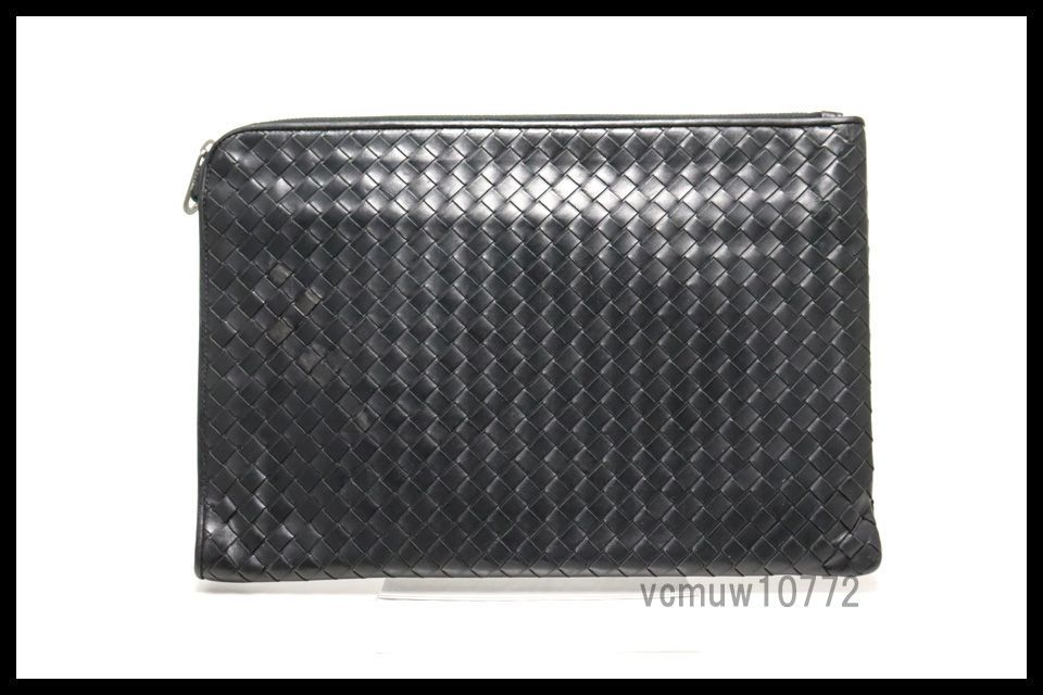 美 BOTTEGA VENETA イントレチャート レザー クラッチバッグ セカンドバッグ ボッテガヴェネタ 0911sy5769352