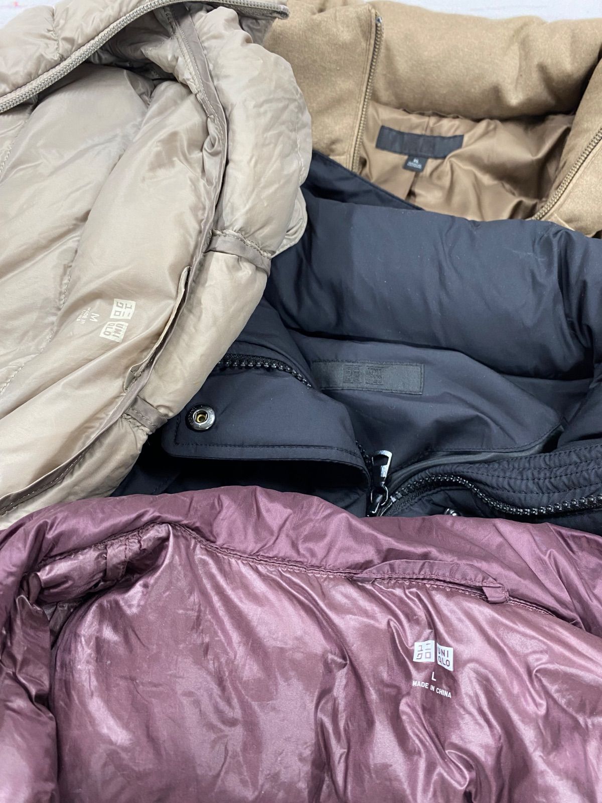 S165 レディース ユニクロ ダウン ロング丈 長め丈 おまとめ 10点