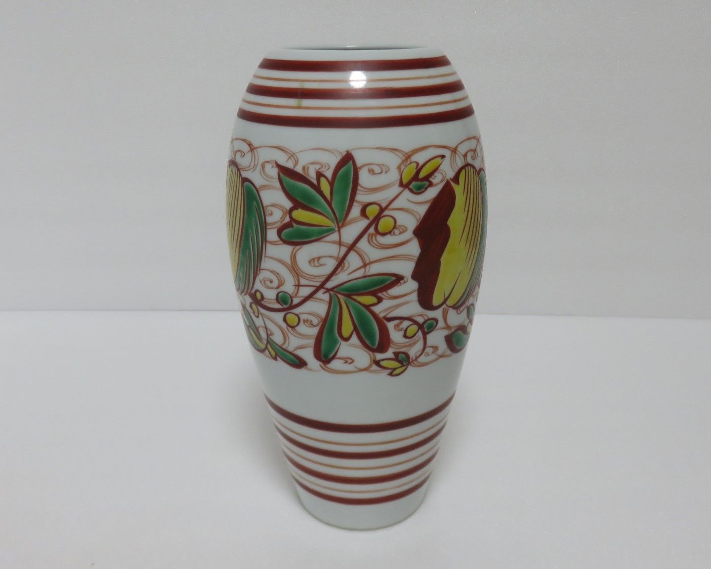 竹泉　色絵紅毛図花瓶 茶道具さくら🌸 紅毛図 花瓶 三浦竹泉 - メルカリ