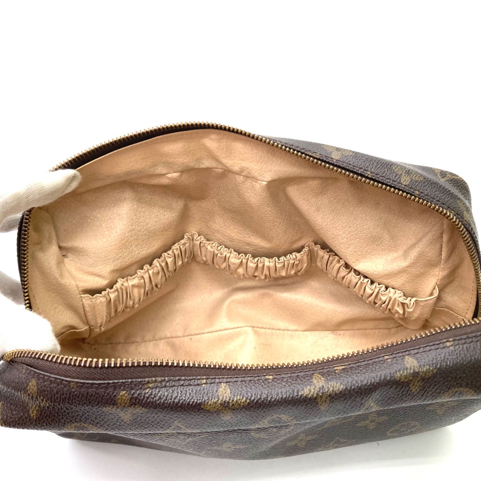Louis Vuitton トゥルーストワレット23 モノグラムポーチ ヴィトン ルイヴィトントゥルーストワレット 23 14145 ブラウン