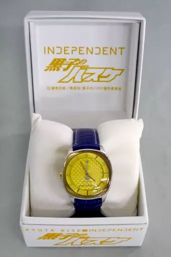 腕時計 懐中時計 キャラクター 黄瀬涼太モデル オフィシャルコラボウォッチ 革ベルトタイプ INDEPENDENT×黒子のバスケ