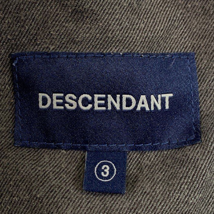 DESCENDANT ディセンダント コットン イージーパンツ ネイビー Size 3