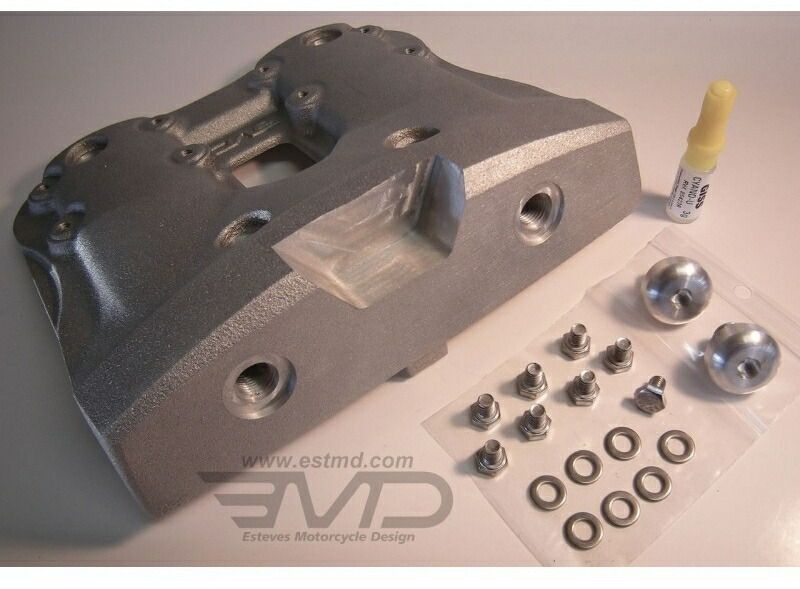 W.T.F Series IRON ロッカーカバー 2004〜22年スポーツスター セミポリッシュ