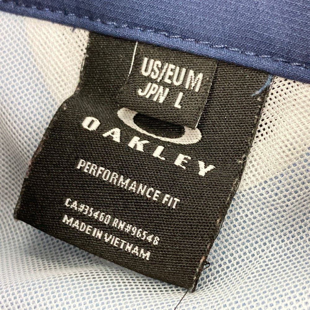 サイズ：L OAKLEY オークリー ジップジャケット ネイビー系