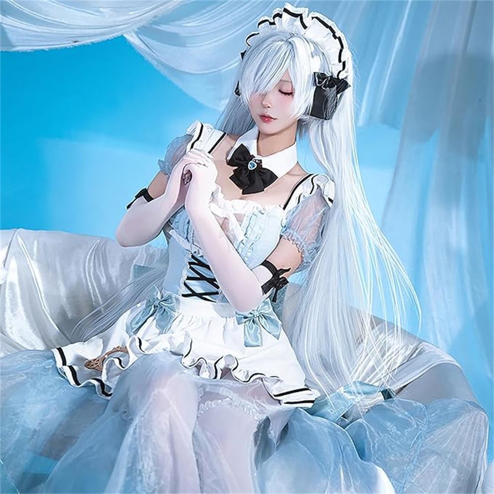 ウイッグ付き 勝利の女神 NIKKE シンデレラ コラボ コスプレ メイド服 コスプレ 衣装 コスチューム コスプレ衣装 ハロウィン クリスマス イベント パーティー 文化祭 学園祭 ステージ服 遊園会 忘年会 撮影 遊園会 誕生日 プレゼント なりきり