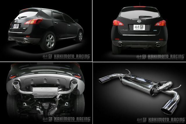 [柿本_改]CBA-PNZ51 ムラーノ_4WD(VQ35DE / 3.5 / NA_H22/04～H27/04)用マフラー[KRnoble Ellisse][N52384#][車検対応]