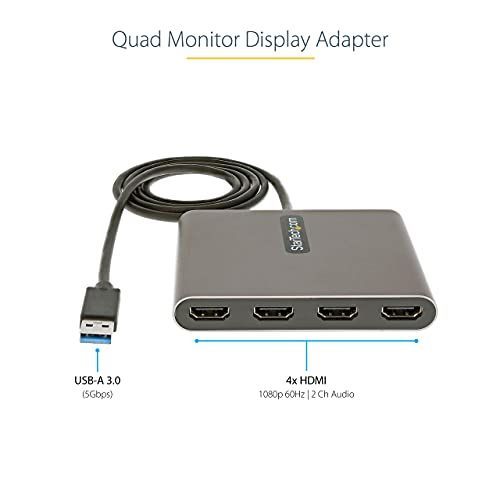 クアッド ディスプレイ StarTech.com USB 3.0接続クアッドHDMI