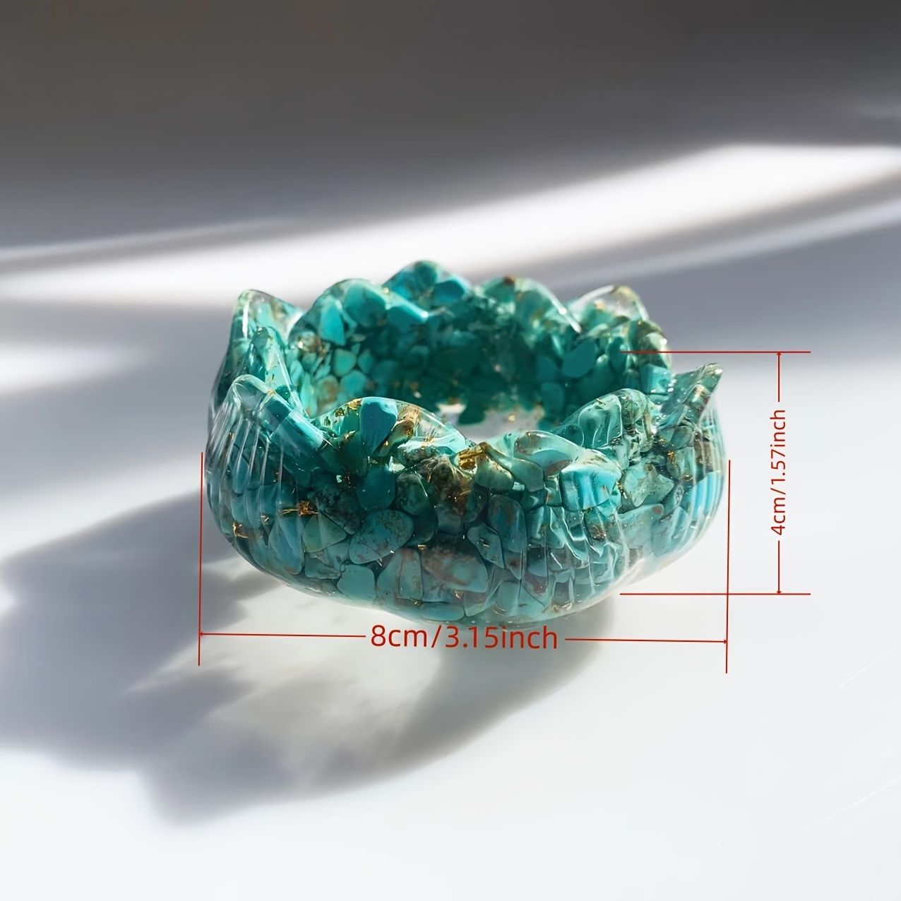 小物入れ クリスタル ロータスボウル 灰皿型 蓮の花 収納ケース