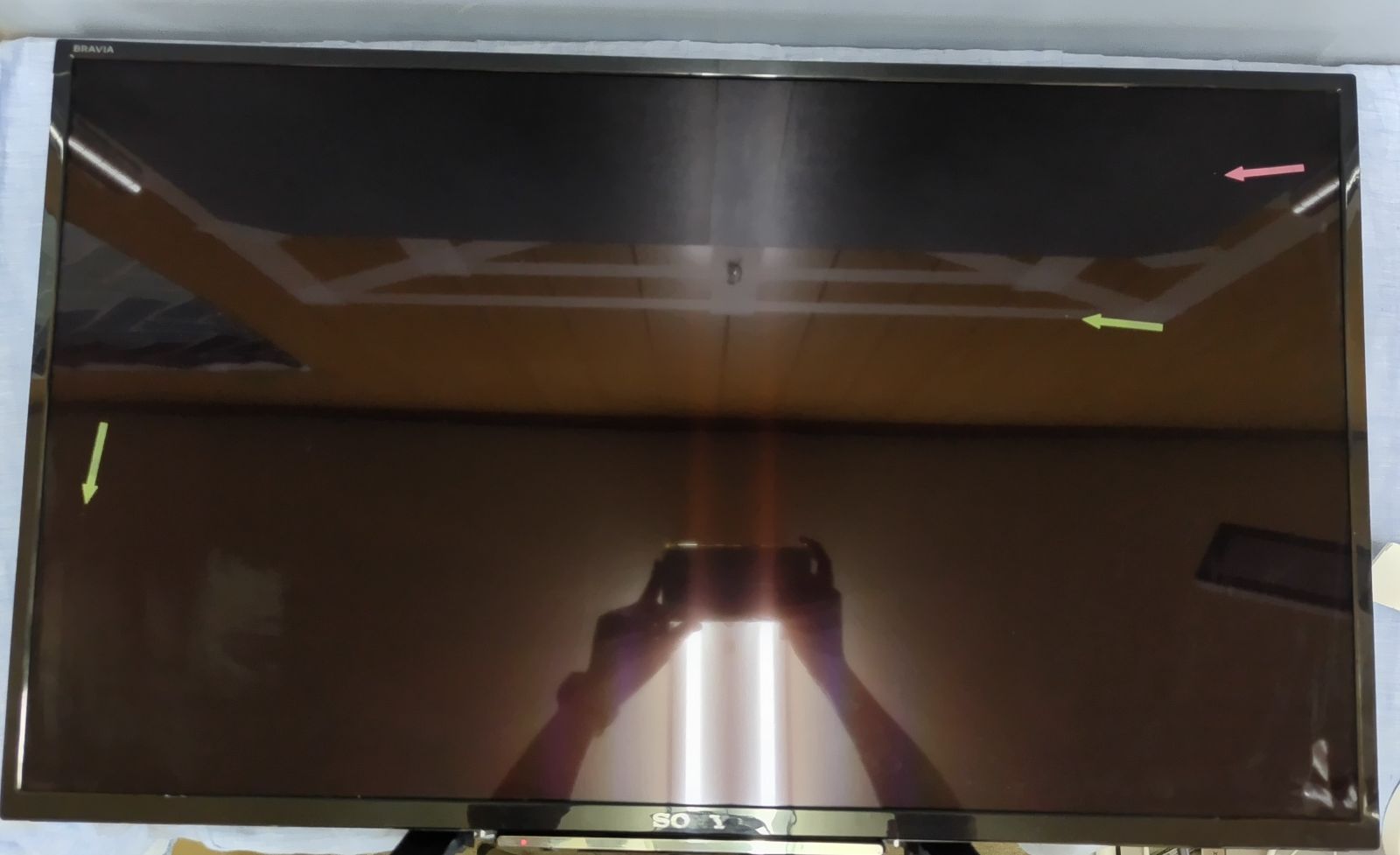 SONY BRAVIA 2017年製 32型液晶TV KJ-32W500E ブラック 本体のみ D348 
