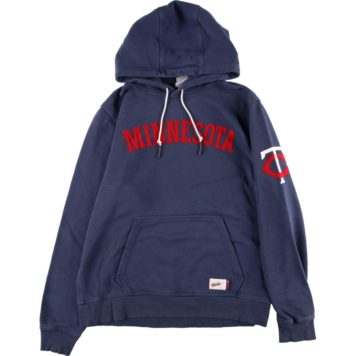 古着 ナイキ NIKE MLB MINNESOTA TWINS ミネソタツインズ 袖プリント