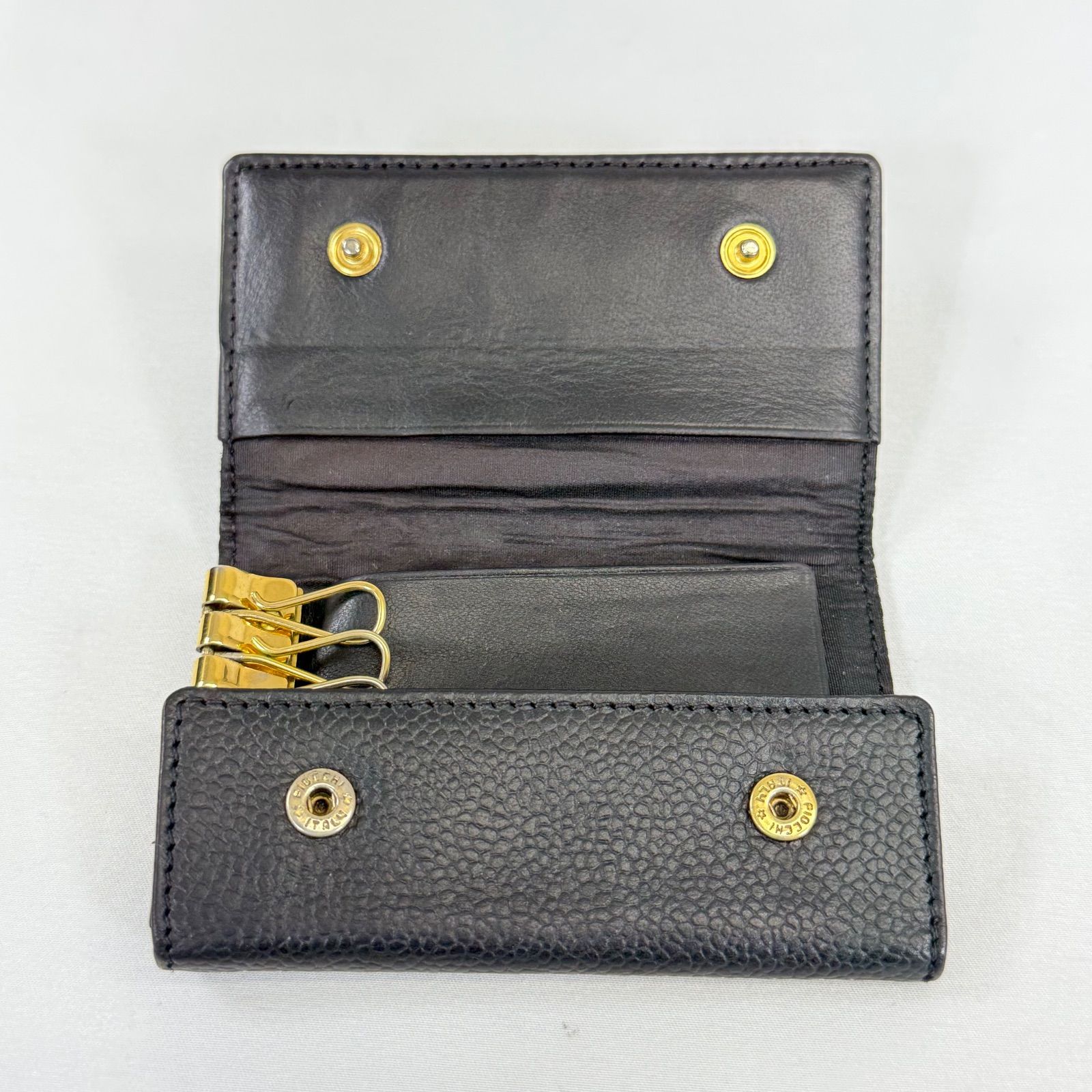 CHANEL シャネル キャビアスキン 6連 キーケース ココマーク 4番台