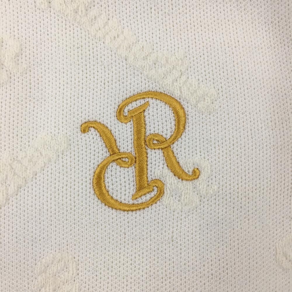 レザレクション セーター 白 ロゴ総柄 ウール混 レディース S ゴルフウェア Resurrection LLC-HASEGAWATOSO_COM