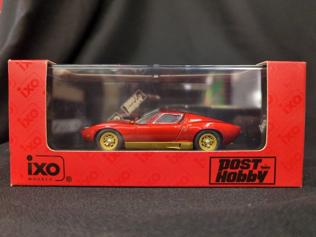 ixo MODELS/Hobby JAPAN 1/43 Lamborghini Miura P400 SV 1972 metallic red PS008B