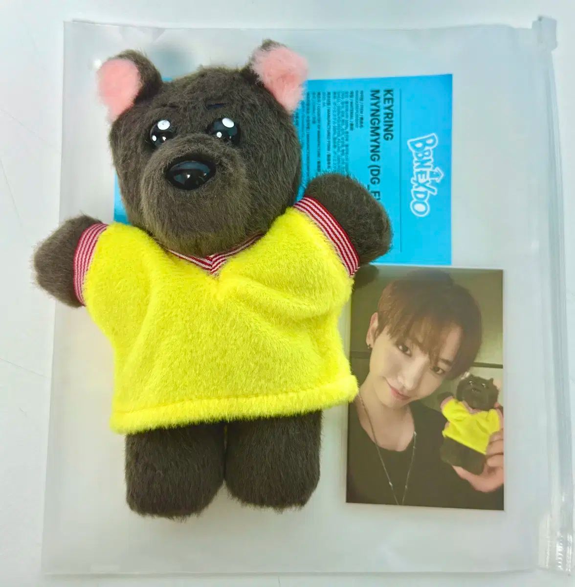 ボネクド　プネクド　ミョンミョン　ぬい　トレカ入り ジェヒョン　ぬいぐるみ 新品•未使用】ボネクドプネクドミョンミョンぬいトレカ入り