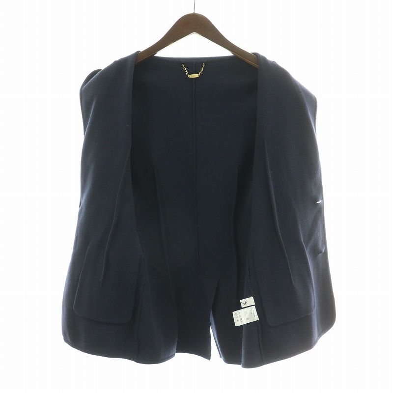 ジェンヌ JENNE ベーシックニットジャケット テーラード ストレッチ S