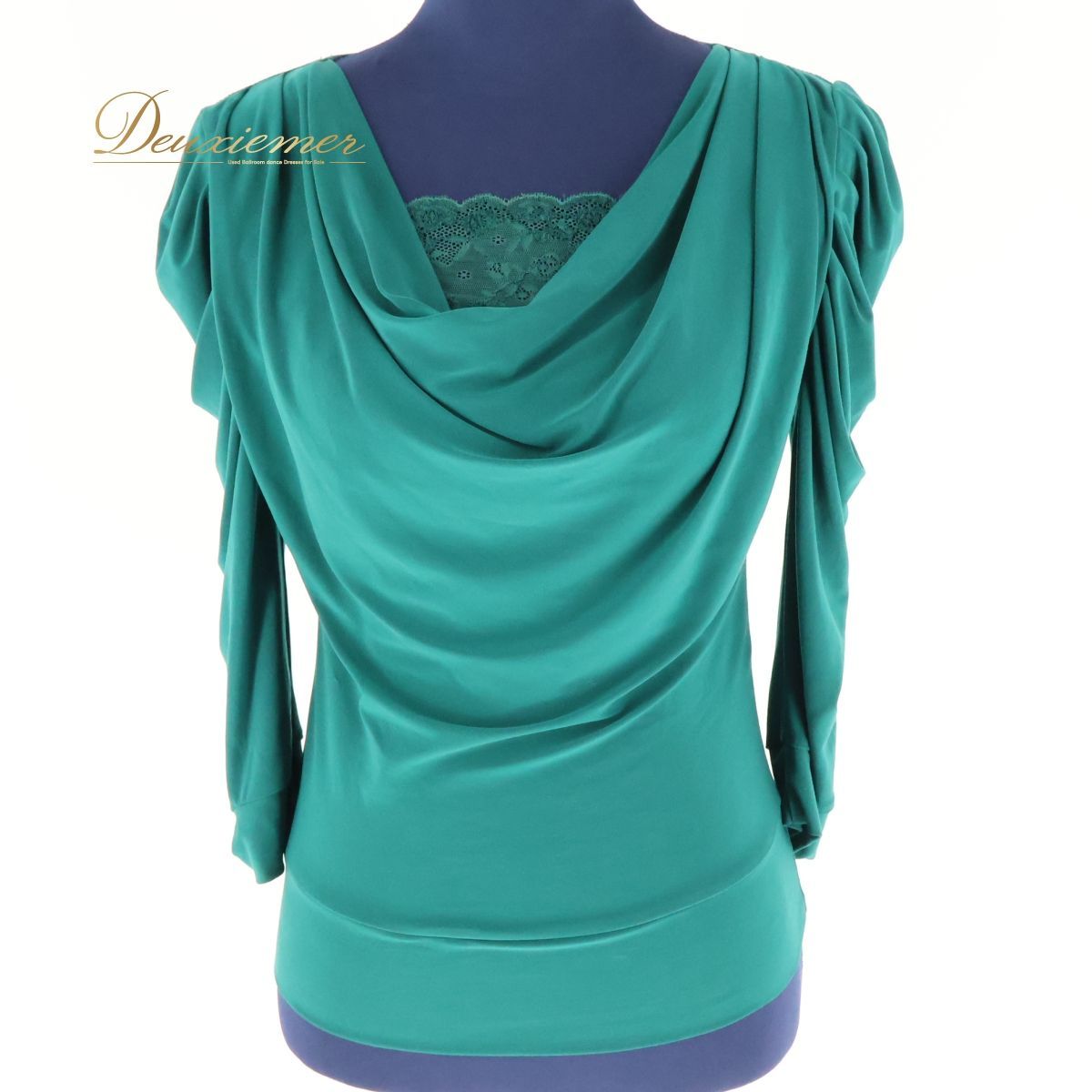 社交ダンス 衣装 トップス ブラウス M クリエイトサン レッスン 練習着