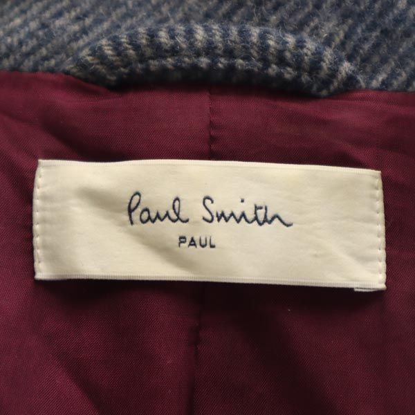 ポールスミス ダッフルコート 38 ブルー系 Paul Smith レディース 古着